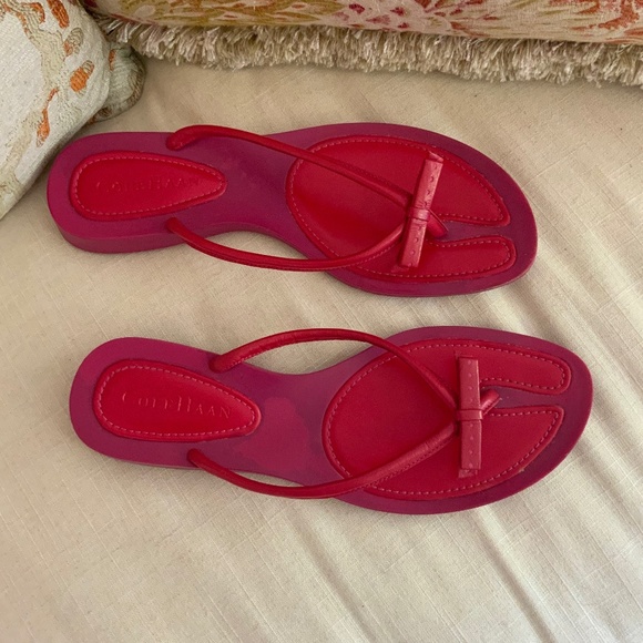 Colehaan Red/Fuchsia “Bikini” Sandal Fun Feminine - Picture 6 of 15